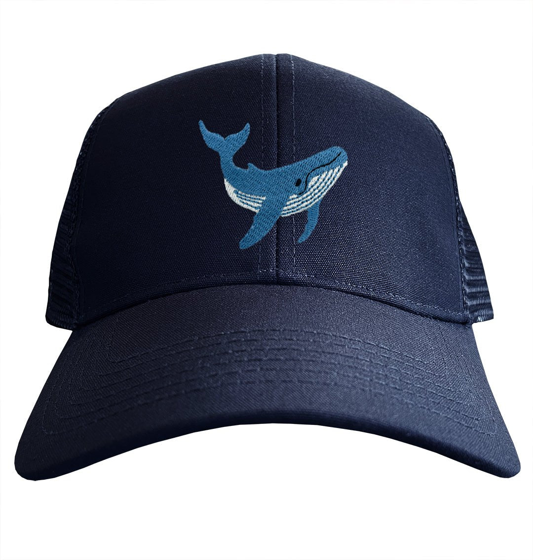 Blue Whale Trucker Cap - Blue Panda