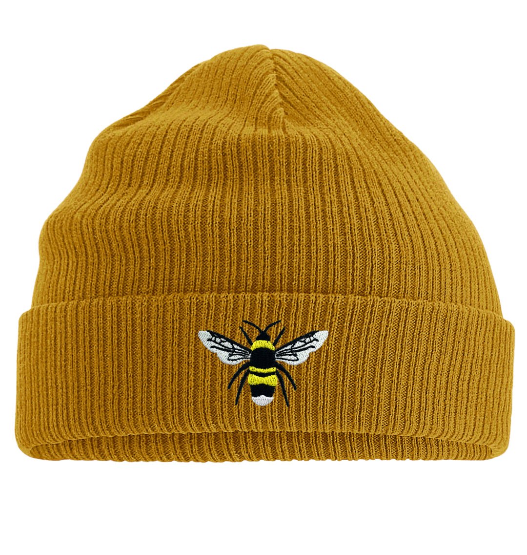 Bumble Bee Beanie - Blue Panda