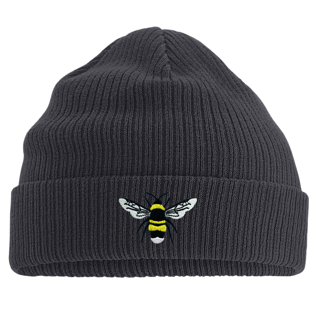 Bumble Bee Beanie - Blue Panda