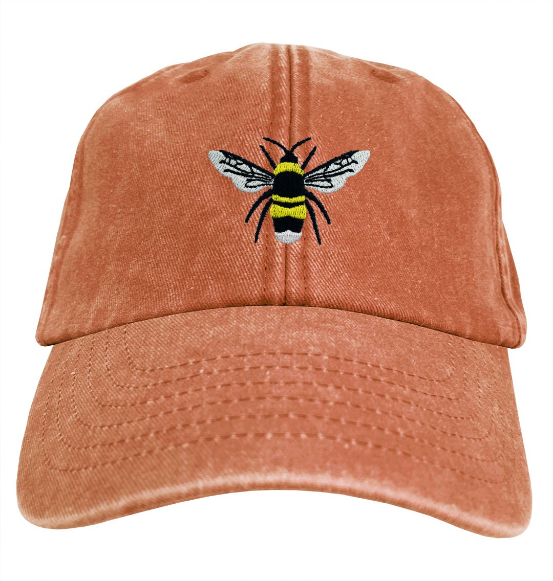 Bumble Bee Denim Cap - Blue Panda