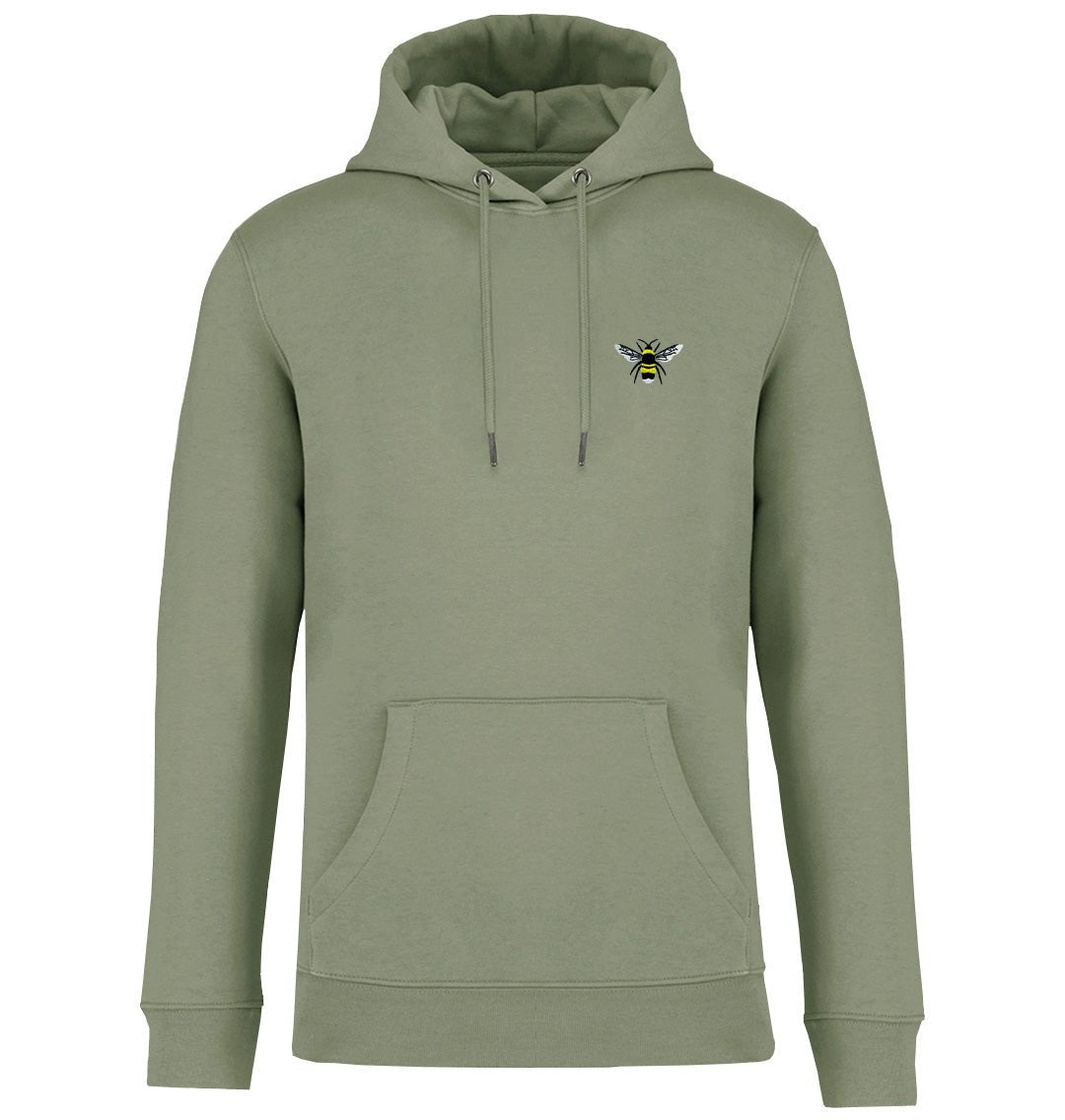 Bumble Bee Mens Hoodie - Blue Panda