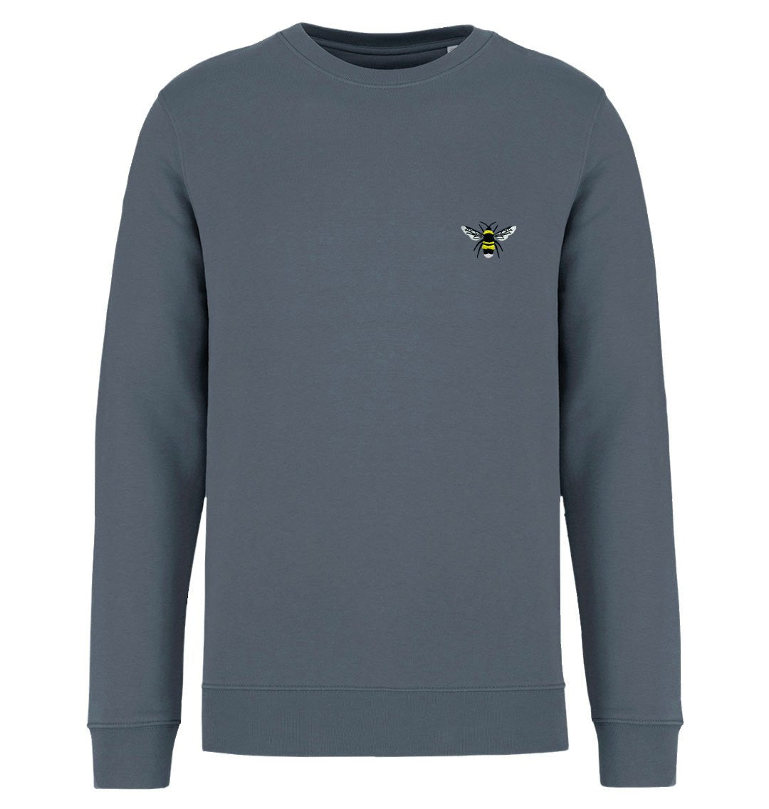 Bumble Bee Mens Sweatshirt - Blue Panda