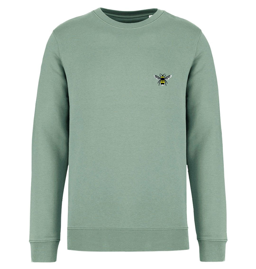 Bumble Bee Mens Sweatshirt - Blue Panda