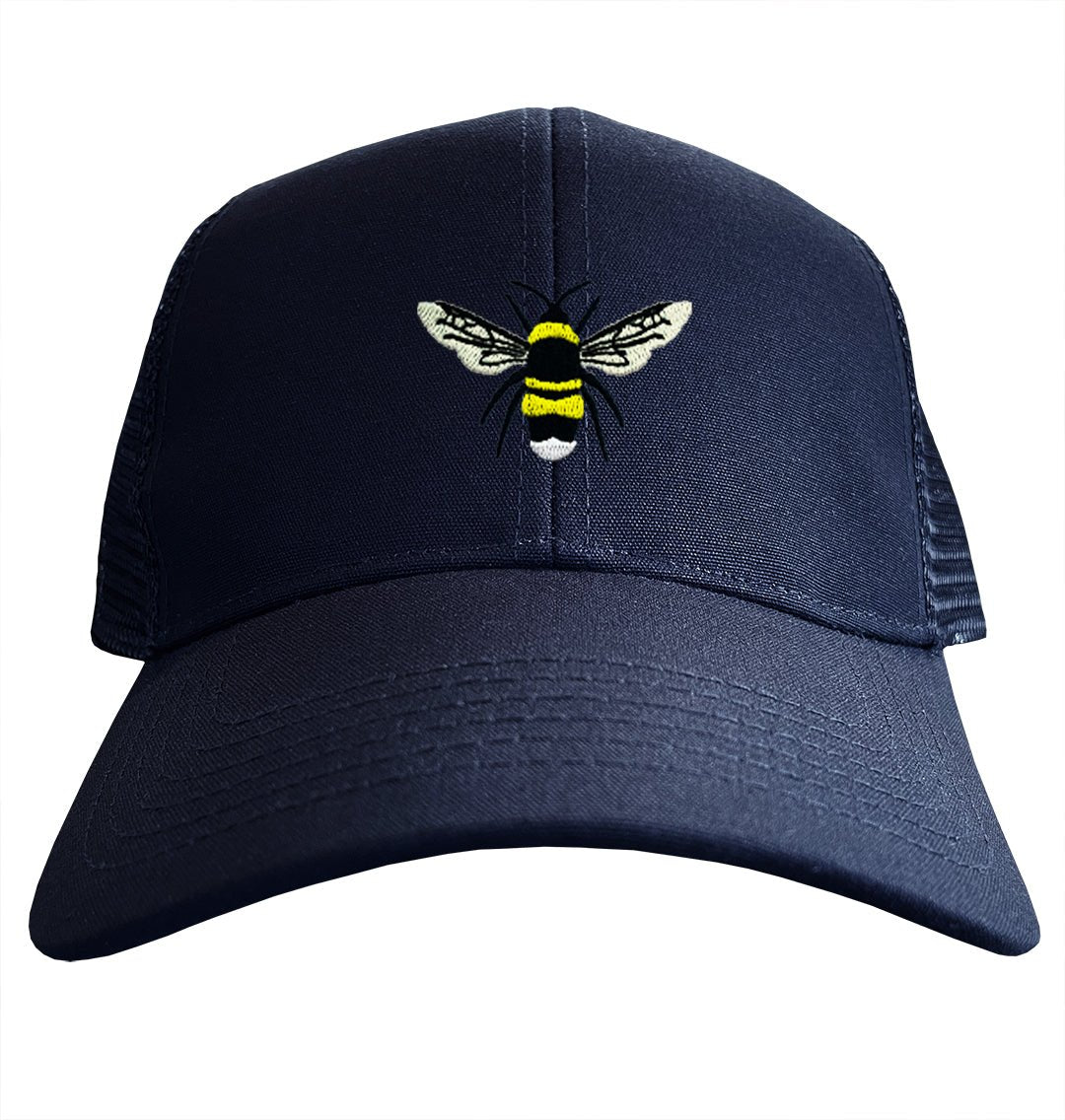 Bumble Bee Trucker Cap - Blue Panda