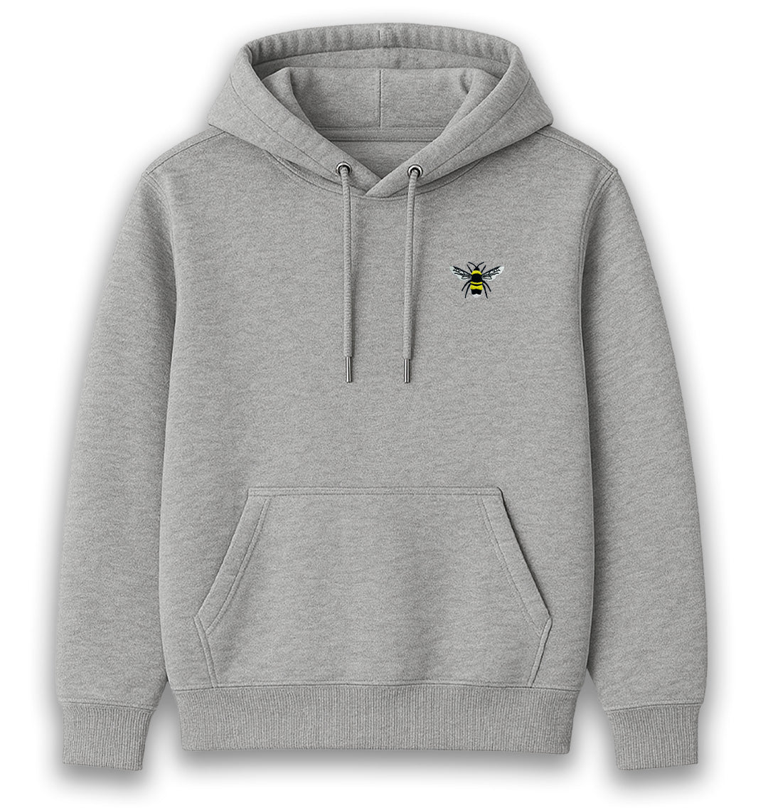Bumble Bee Mens Hoodie - Blue Panda