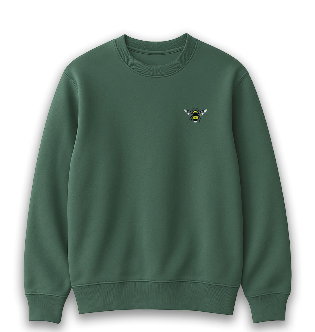 Bumble Bee Womens Sweatshirt - Unisex - Blue Panda