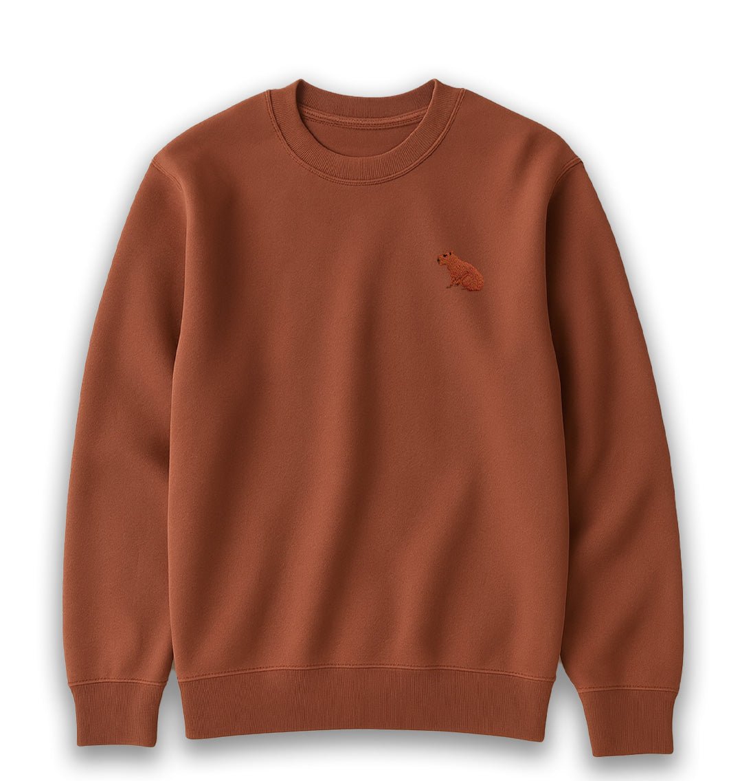 Capybara Womens Sweatshirt - Unisex - Blue Panda