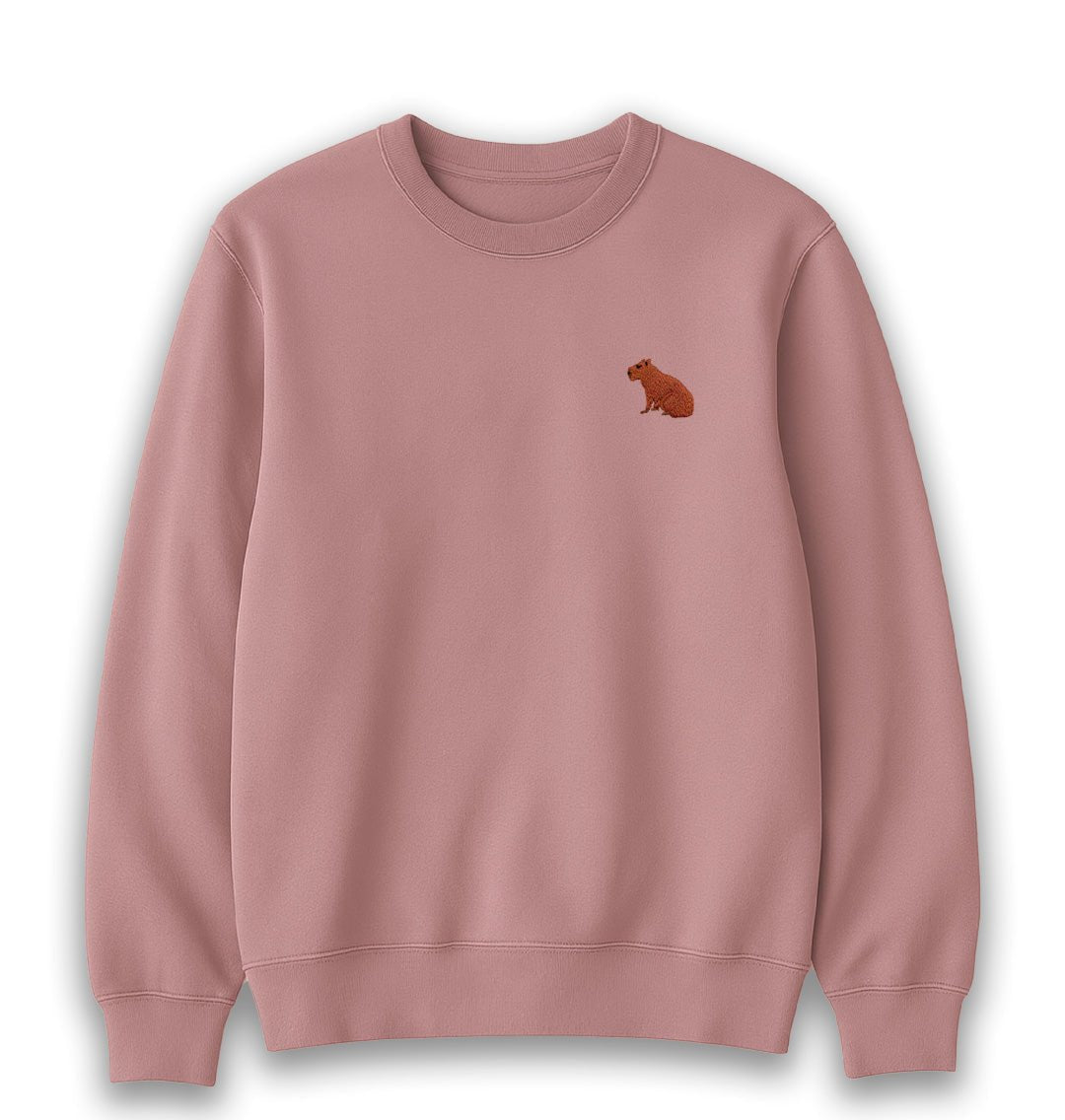 Capybara Womens Sweatshirt - Unisex - Blue Panda