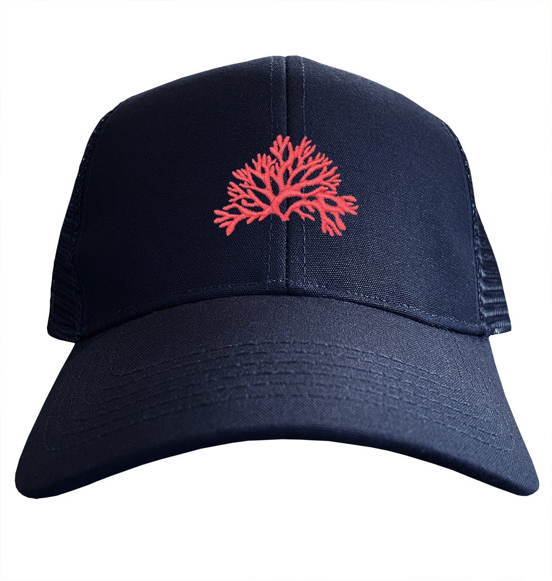 Coral Reef Trucker Cap - Blue Panda