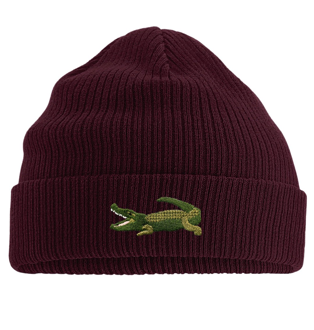 Crocodile Beanie - Blue Panda