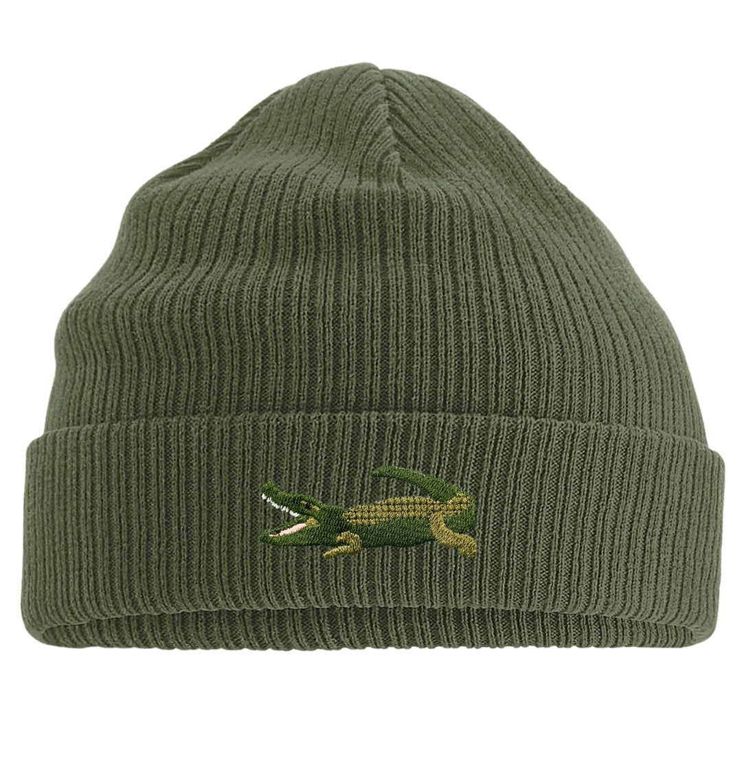 Crocodile Beanie - Blue Panda