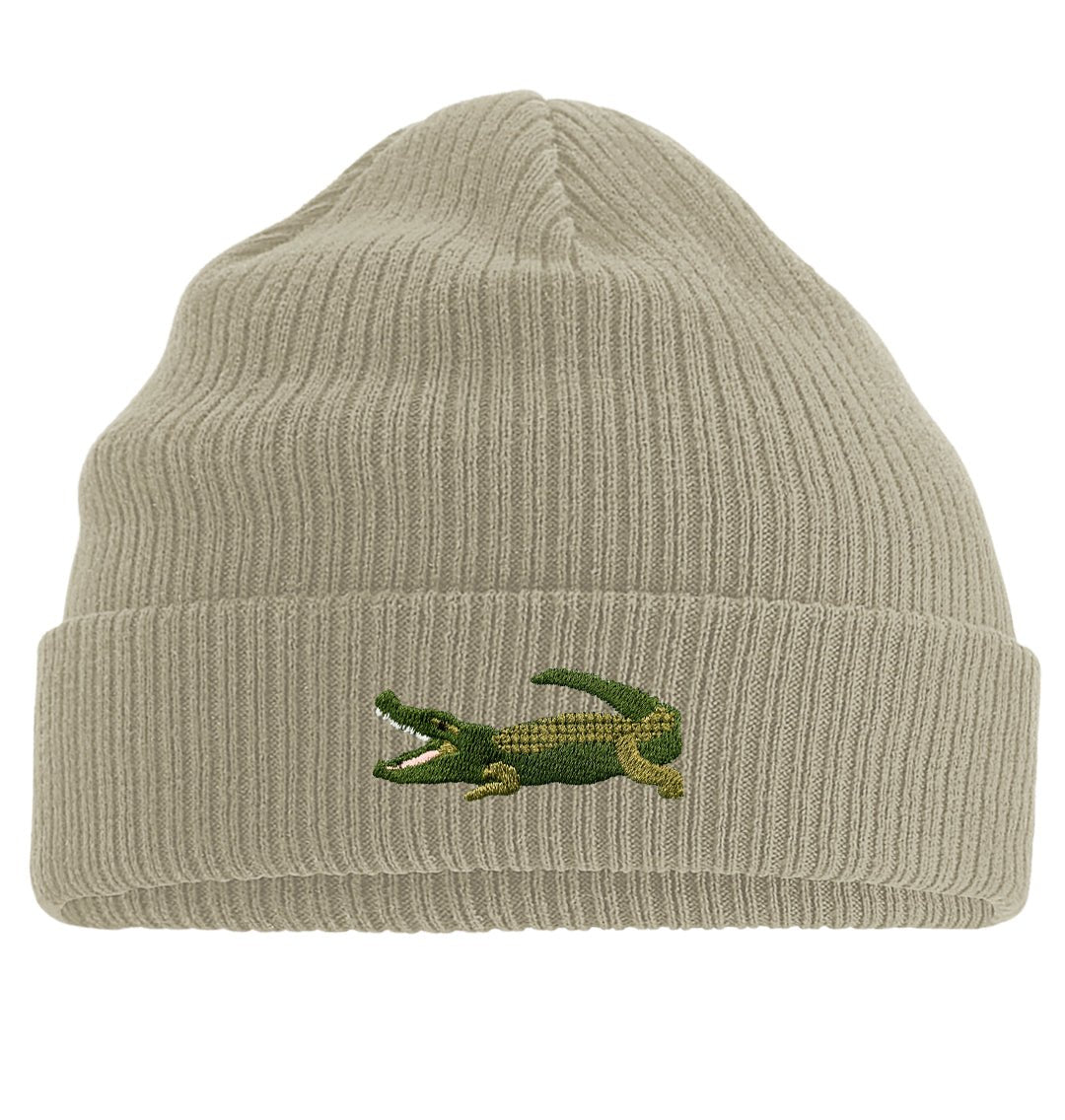 Crocodile Beanie - Blue Panda