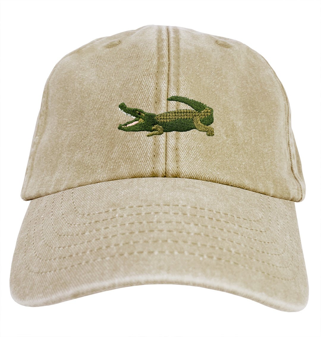 Crocodile Denim Cap - Blue Panda