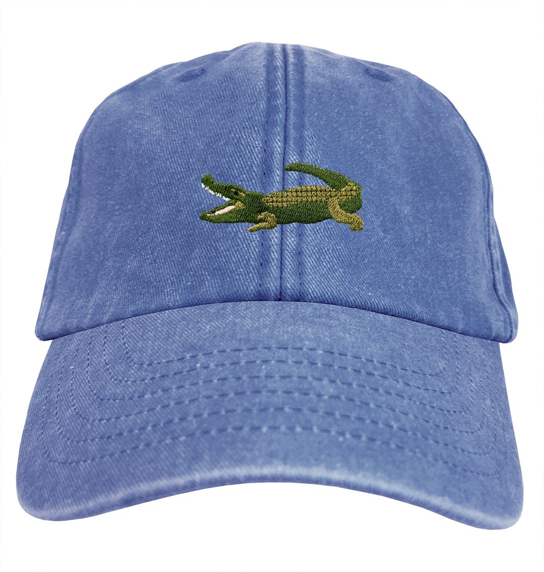 Crocodile Denim Cap - Blue Panda