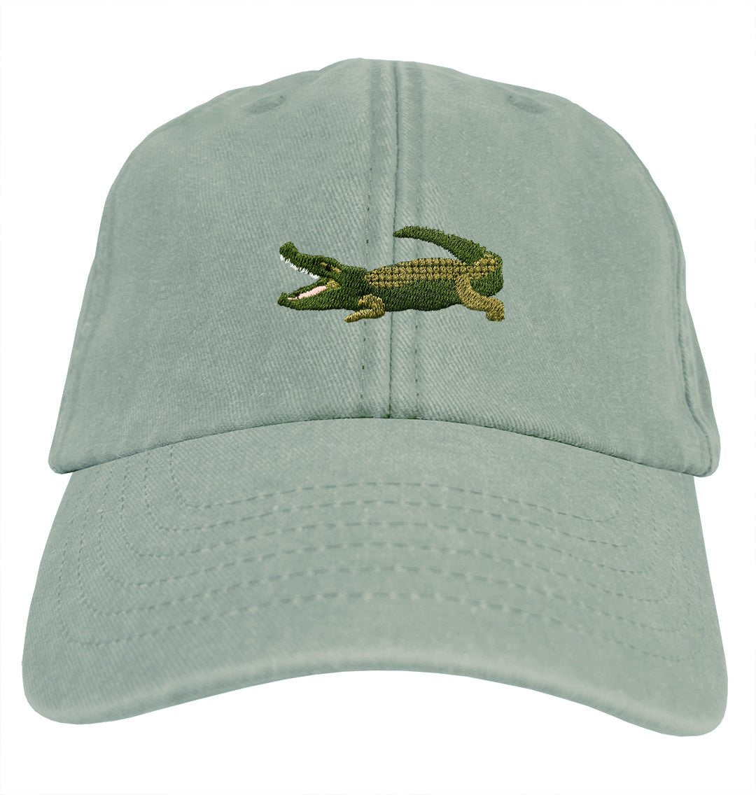 Crocodile Denim Cap - Blue Panda