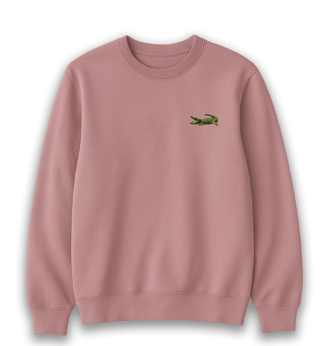 Crocodile Mens Sweatshirt - Blue Panda