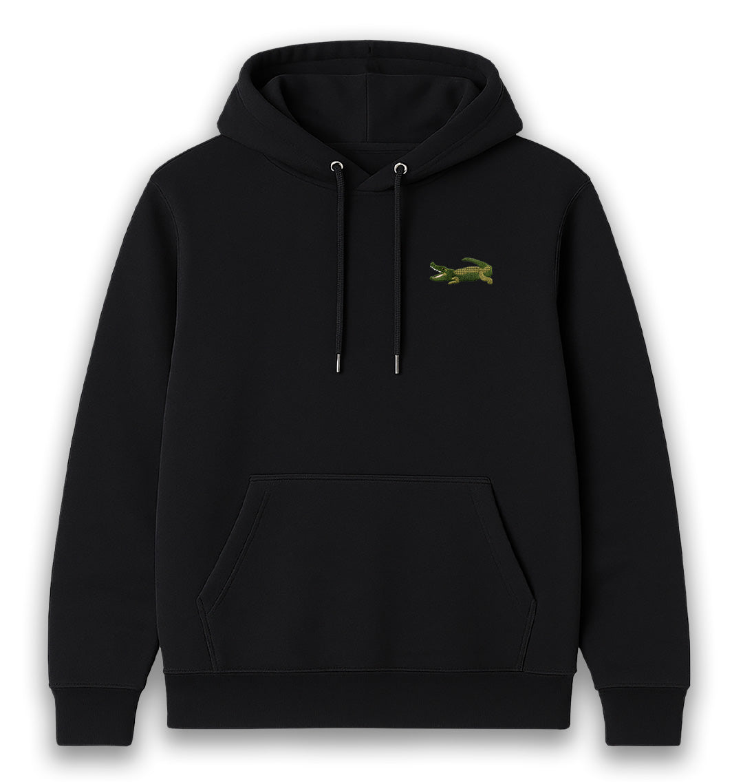 Crocodile Womens Hoodie - Unisex - Blue Panda