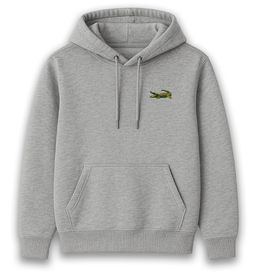 Crocodile Womens Hoodie - Unisex - Blue Panda