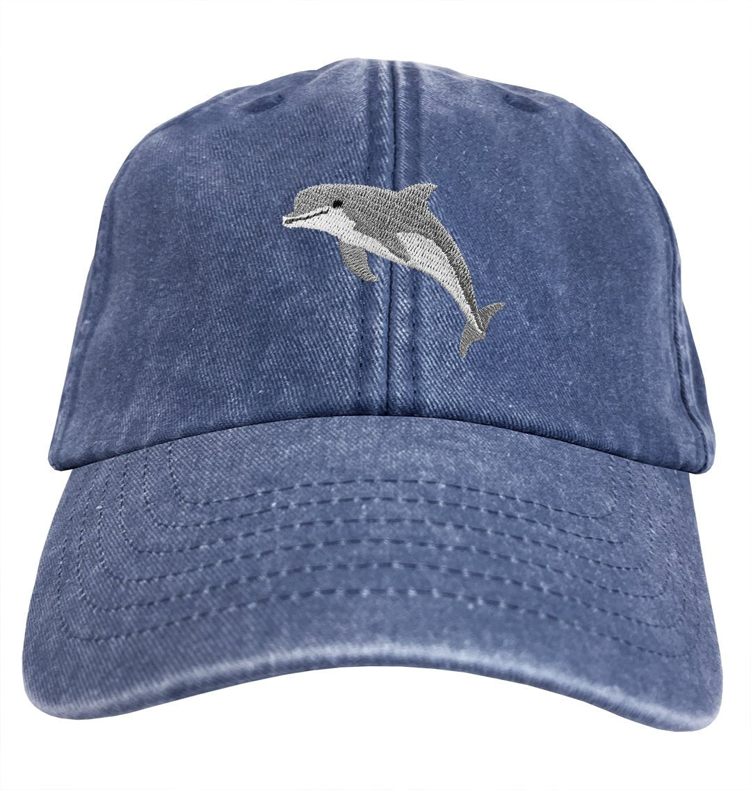 Dolphin Denim Cap - Blue Panda