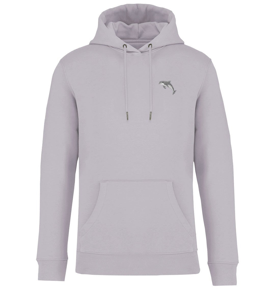 Dolphin Mens Hoodie - Blue Panda