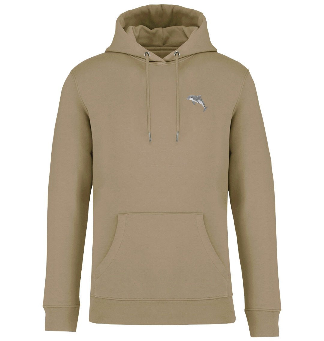 Dolphin Mens Hoodie - Blue Panda