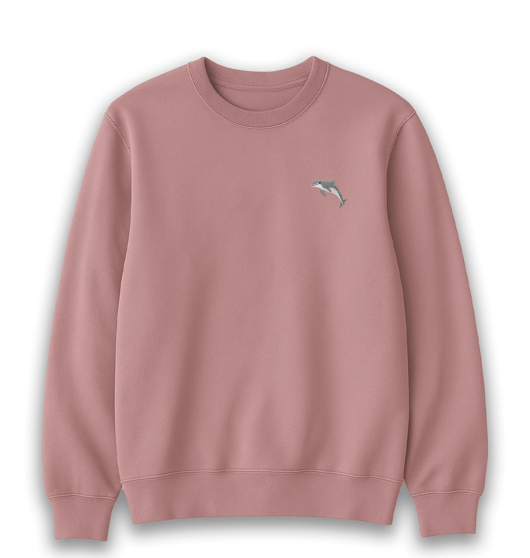 Dolphin Womens Sweatshirt - Unisex - Blue Panda