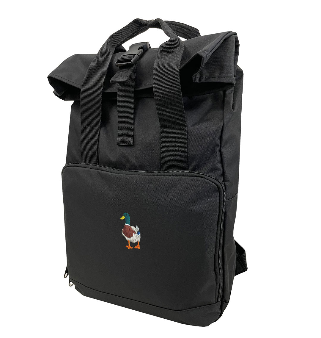 Mallard Duck Everyday Roll-top Recycled Backpack