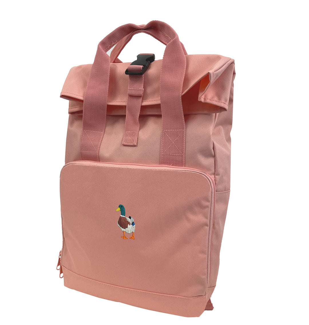 Mallard Duck Everyday Roll-top Recycled Backpack
