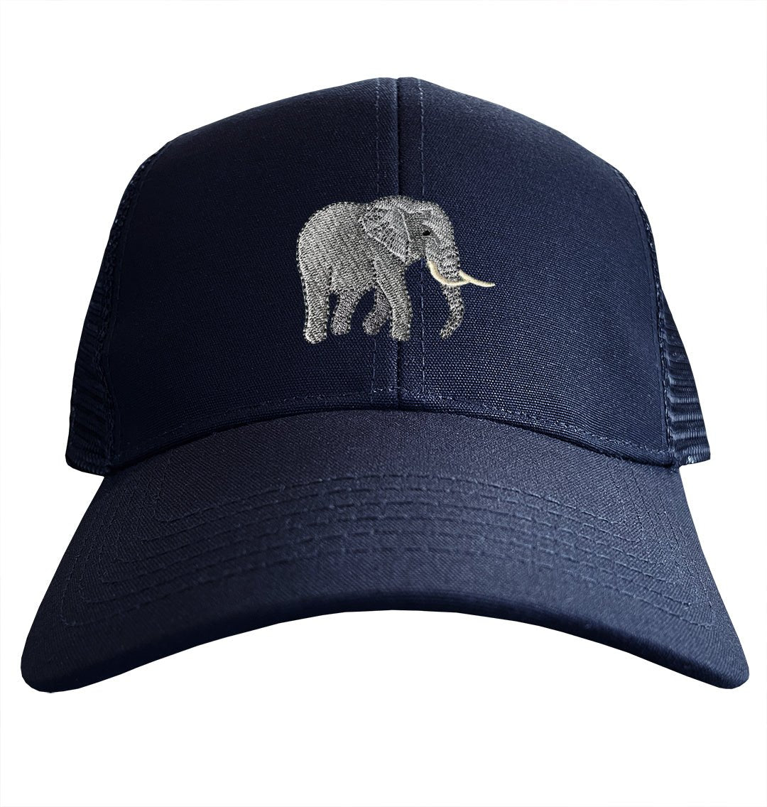 Elephant Trucker Cap - Blue Panda