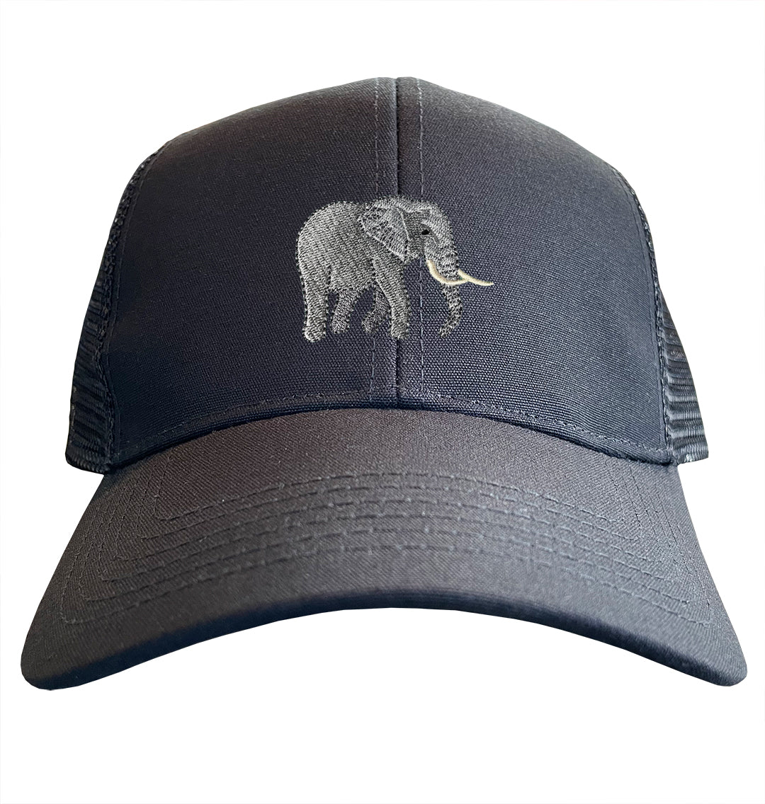 Elephant Trucker Cap - Blue Panda