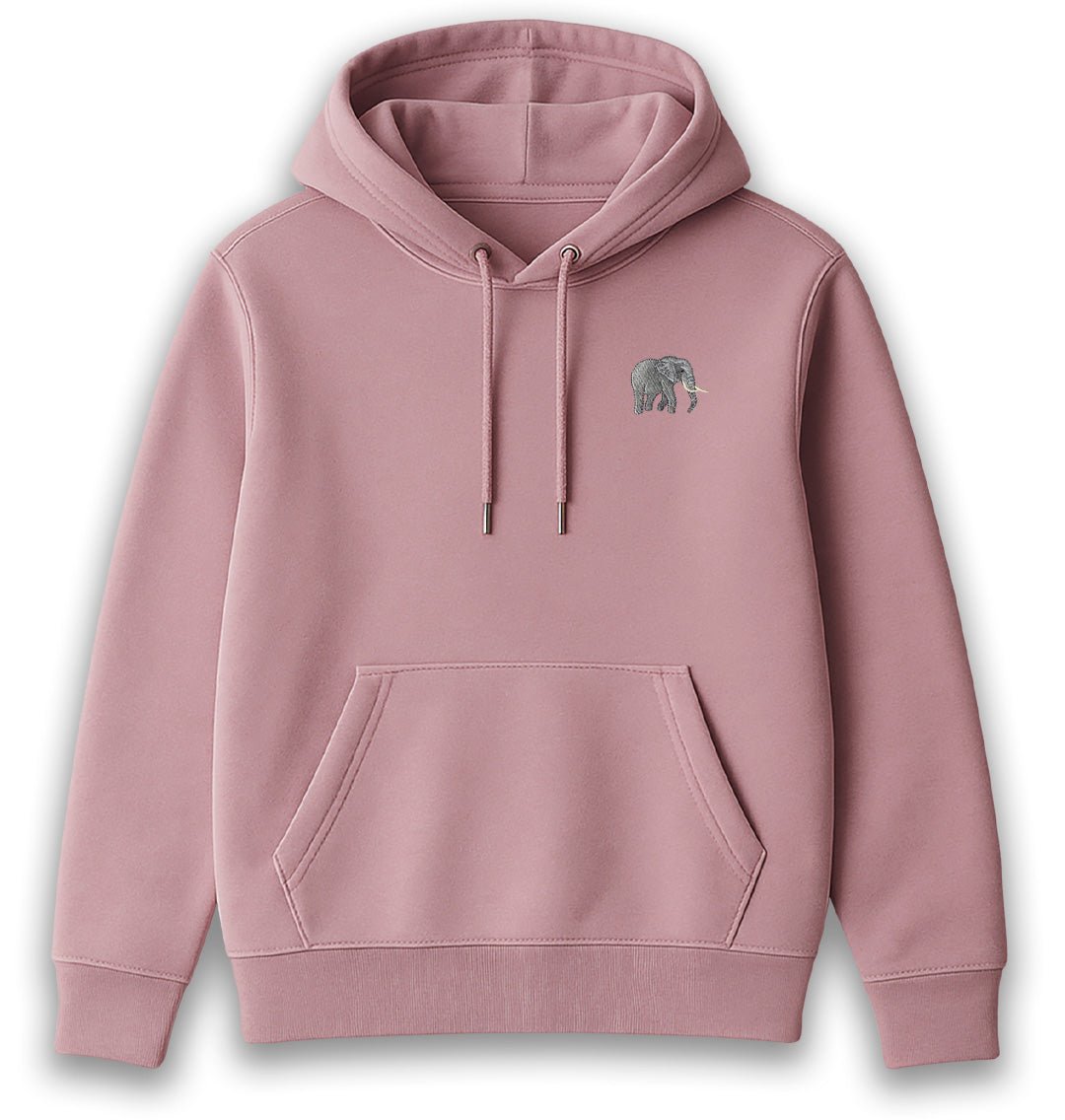 Elephant Womens Hoodie - Unisex - Blue Panda
