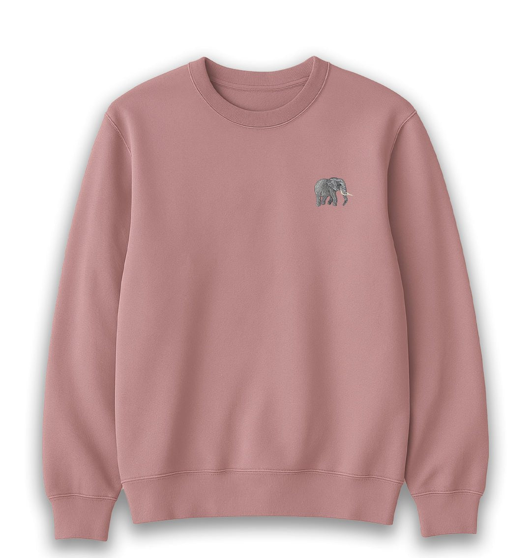 Elephant Womens Sweatshirt - Unisex - Blue Panda