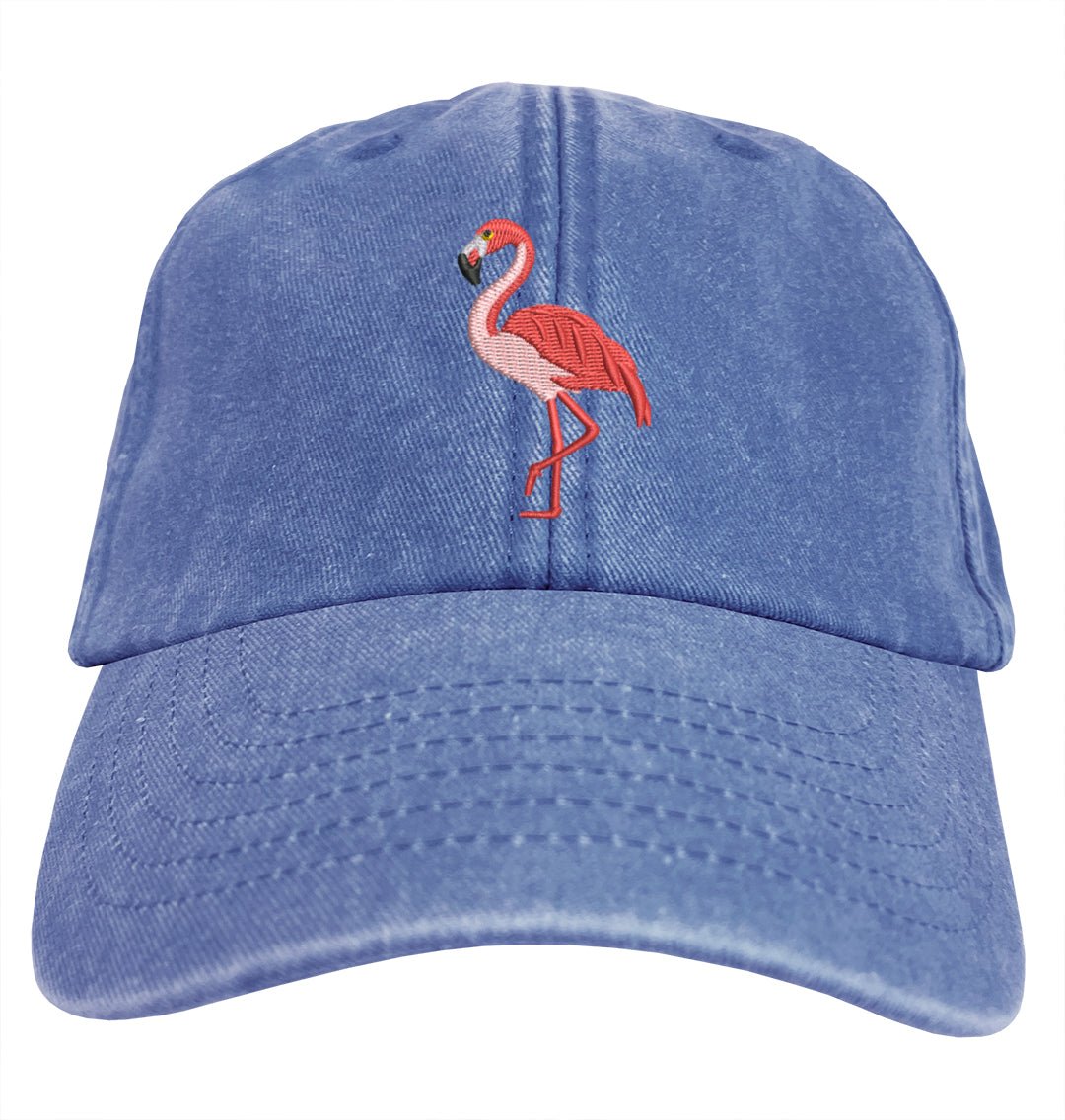 Flamingo Denim Cap - Blue Panda
