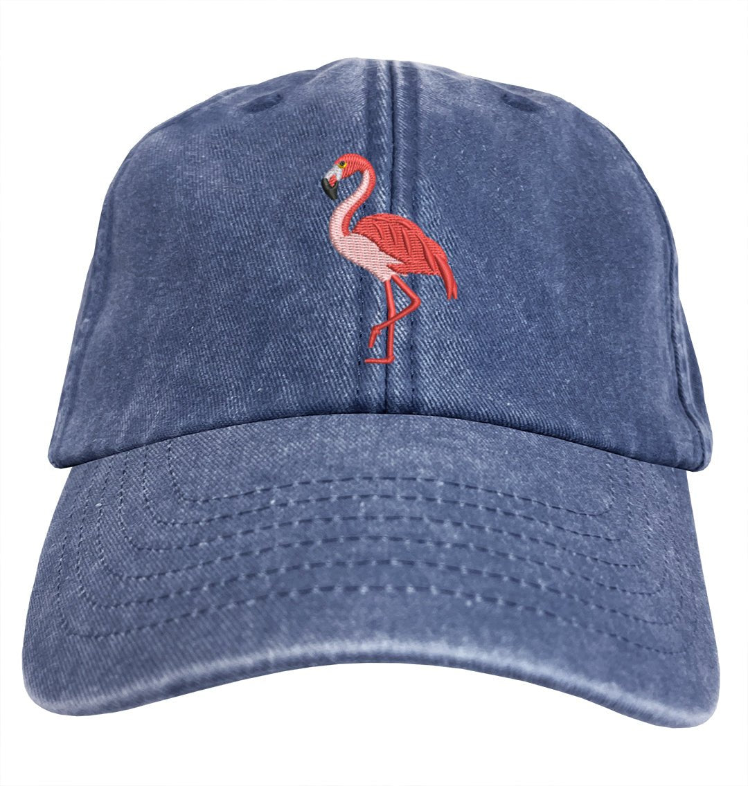 Flamingo Denim Cap - Blue Panda