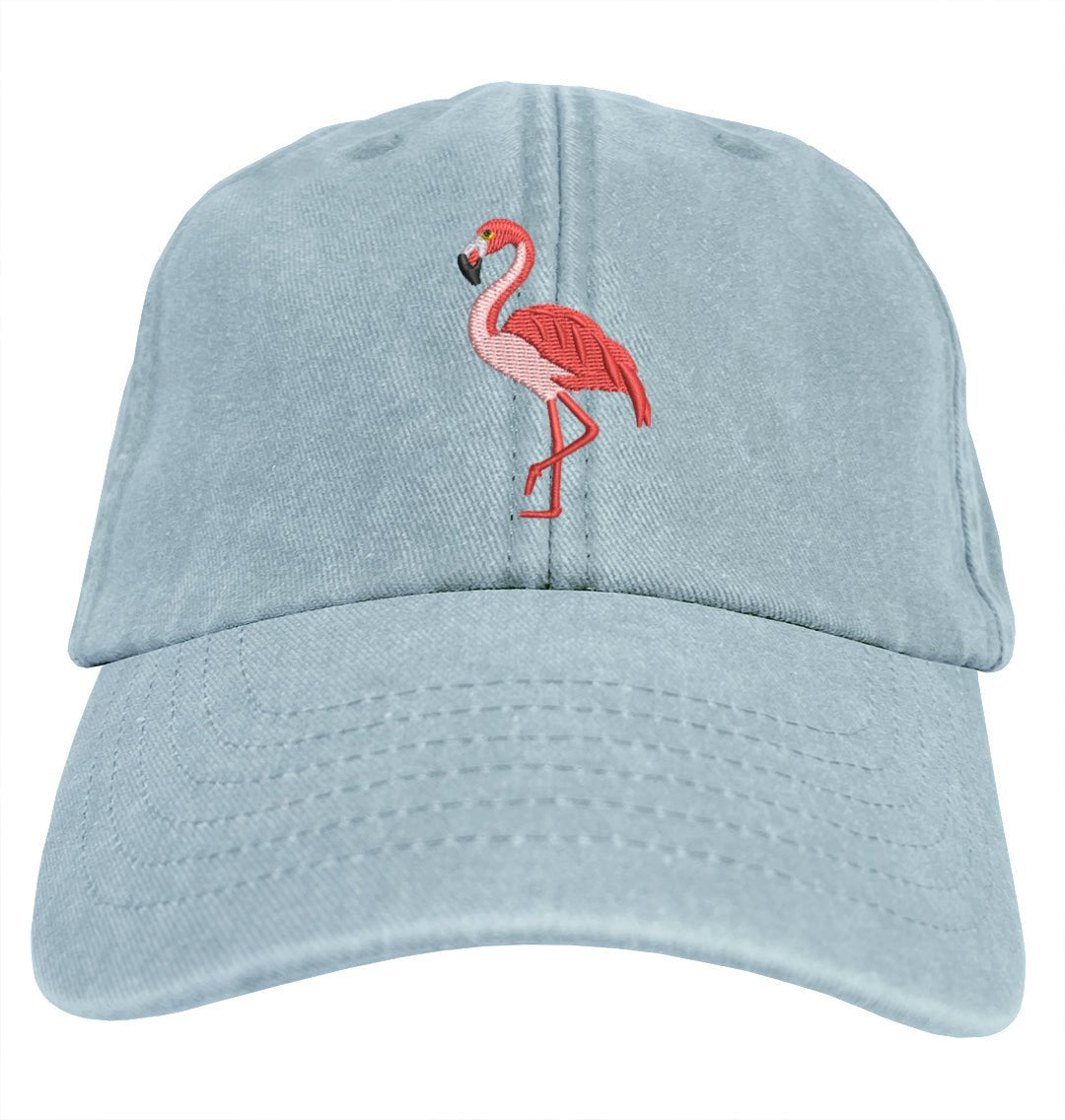 Flamingo Denim Cap - Blue Panda