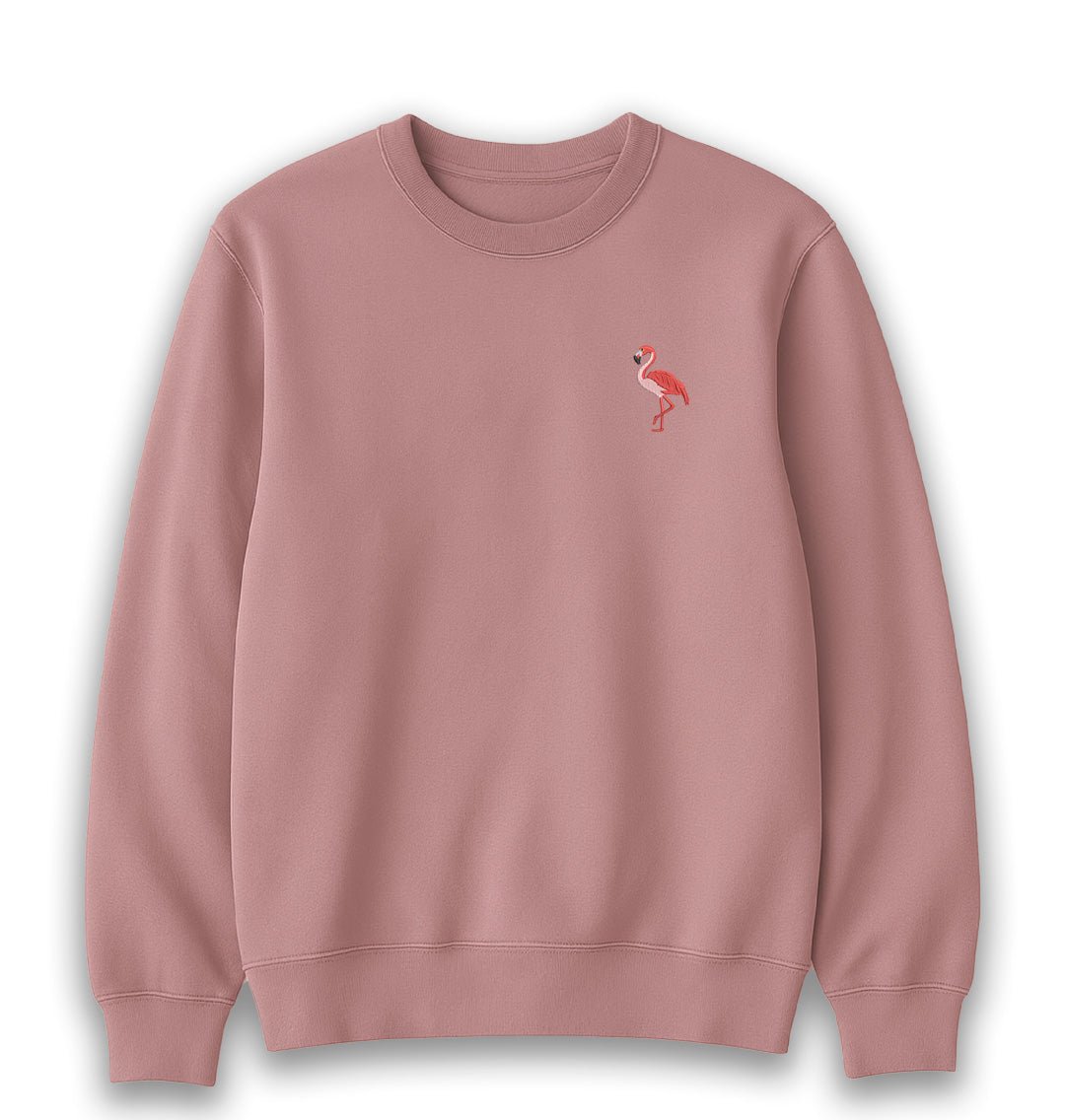 Flamingo Mens Sweatshirt - Blue Panda