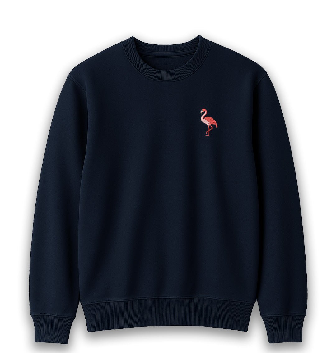 Flamingo Mens Sweatshirt - Blue Panda