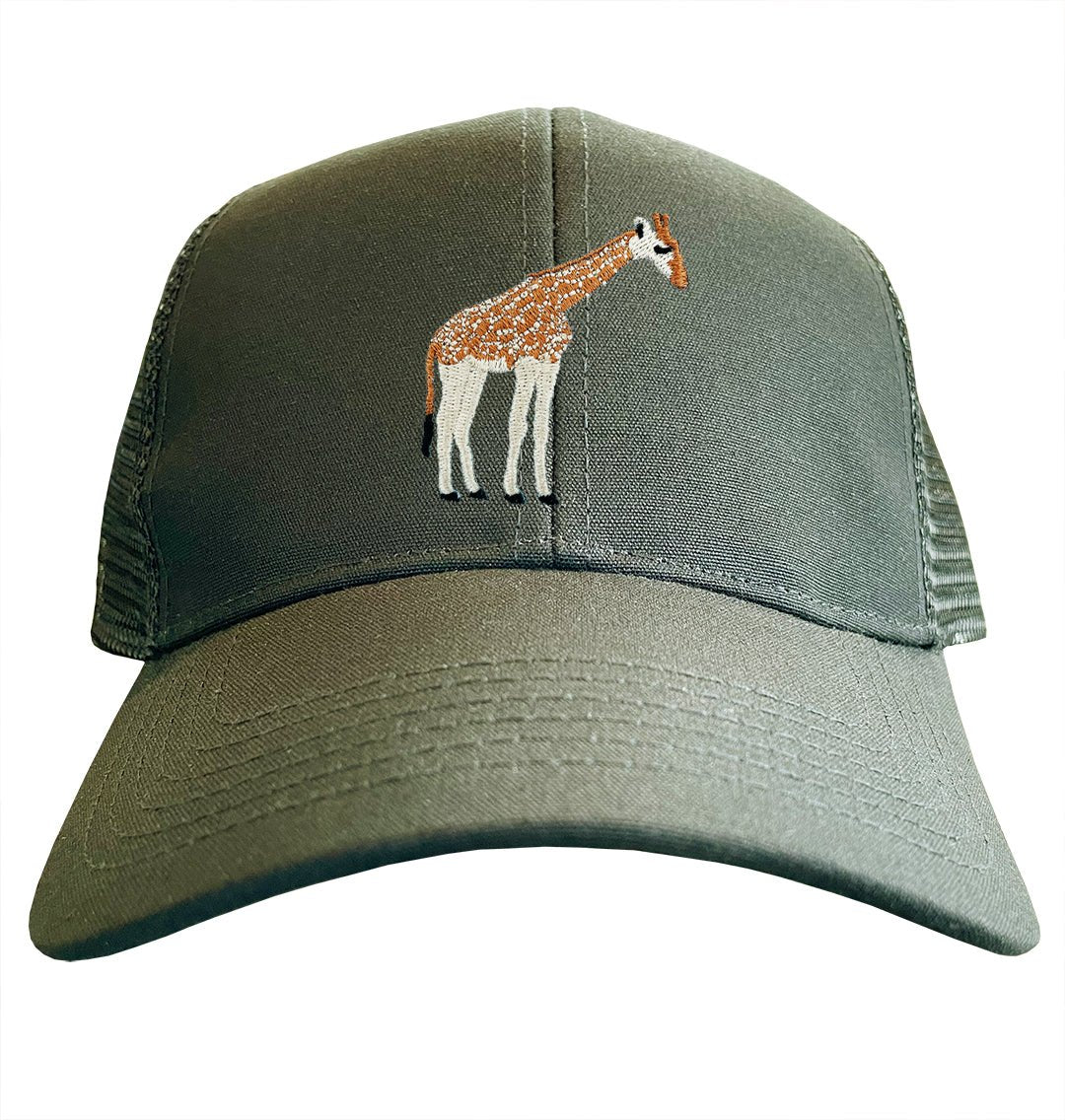 Giraffe Trucker Cap - Blue Panda