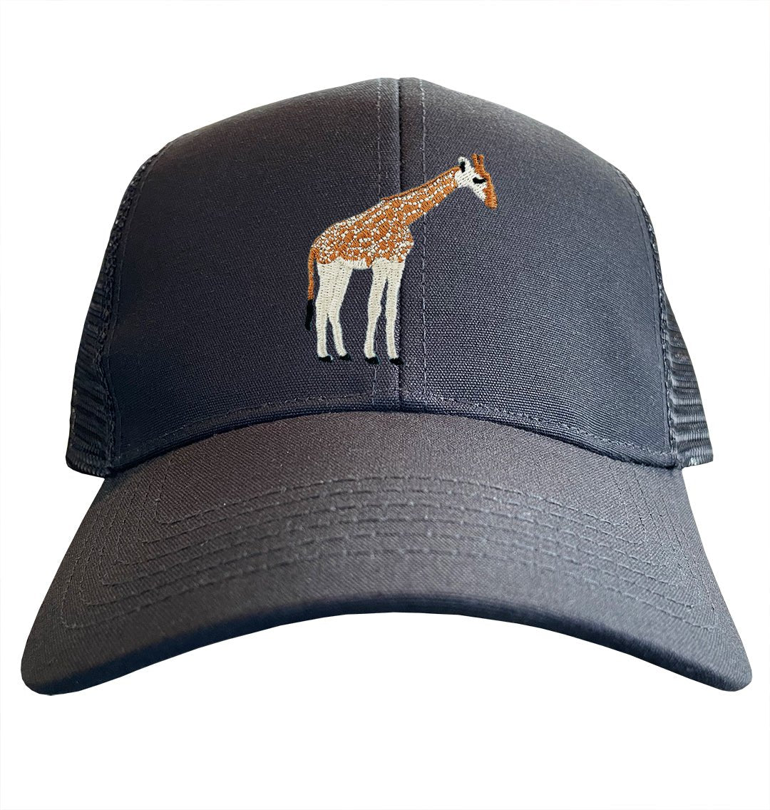 Giraffe Trucker Cap - Blue Panda