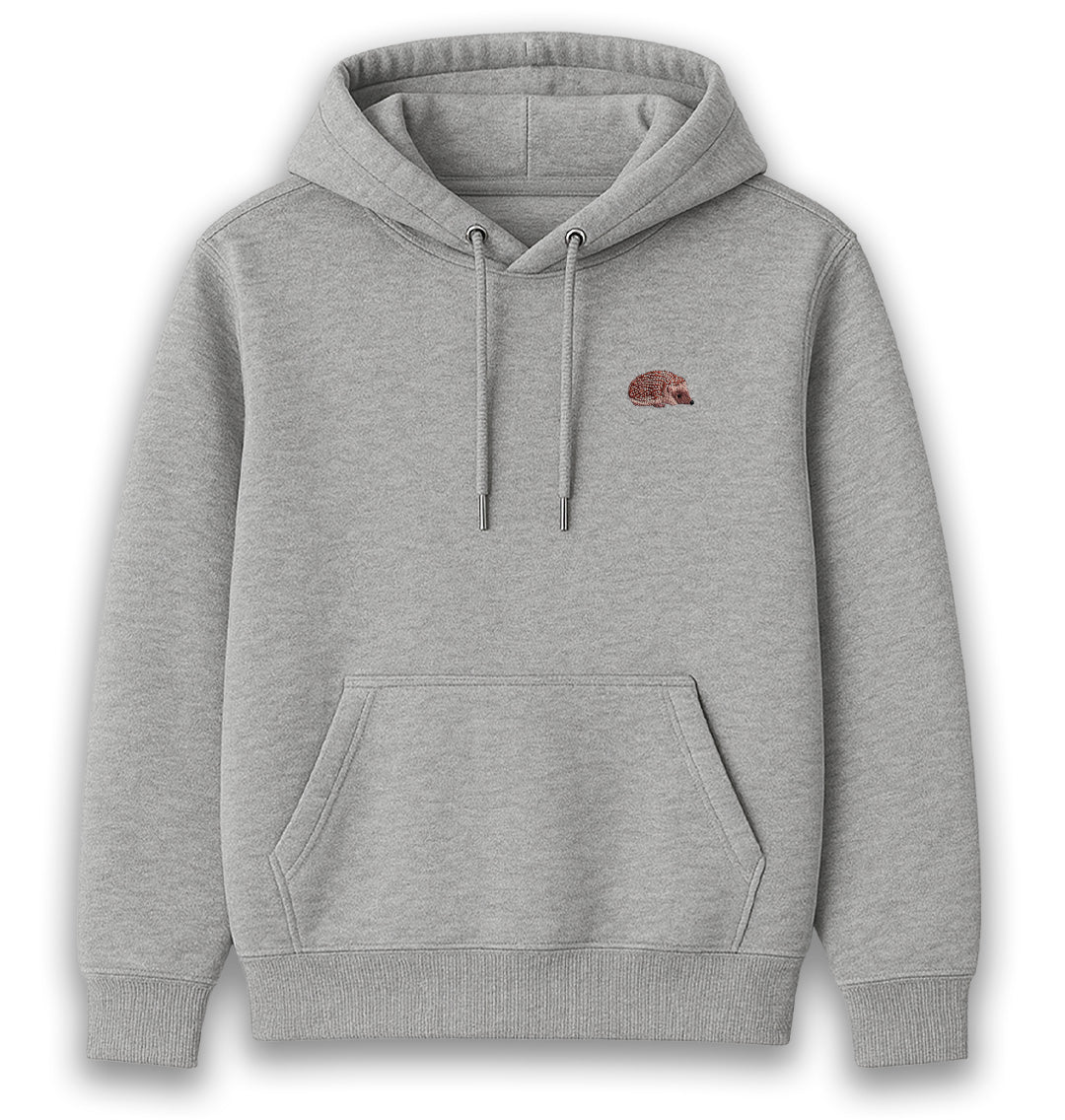 Hedgehog Womens Hoodie - Unisex - Blue Panda