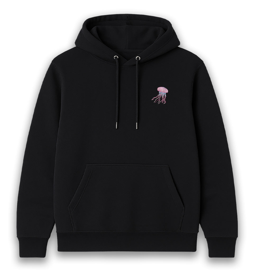 Jellyfish Mens Hoodie - Blue Panda