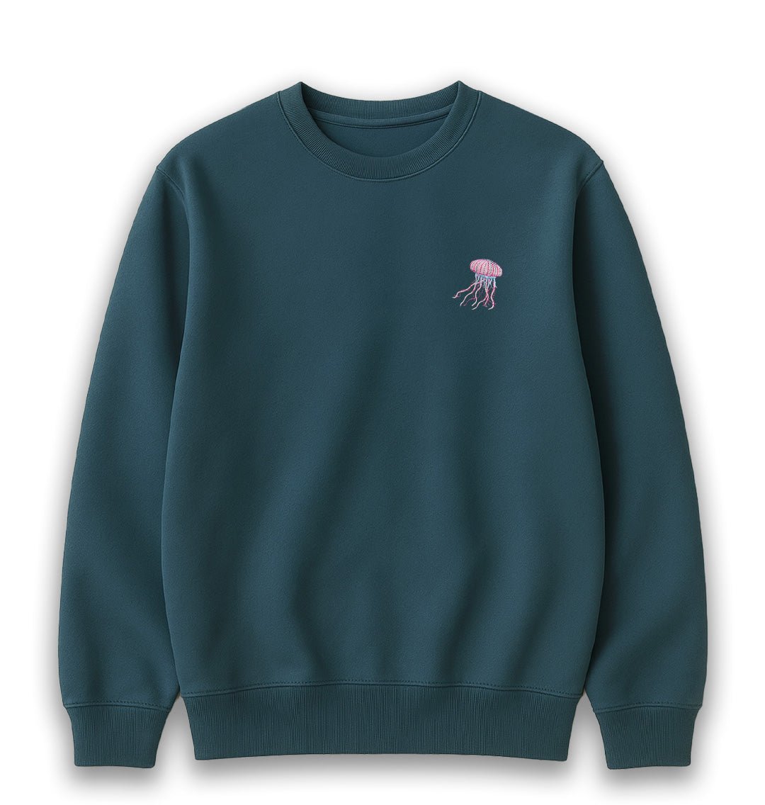 Jellyfish Mens Sweatshirt - Blue Panda