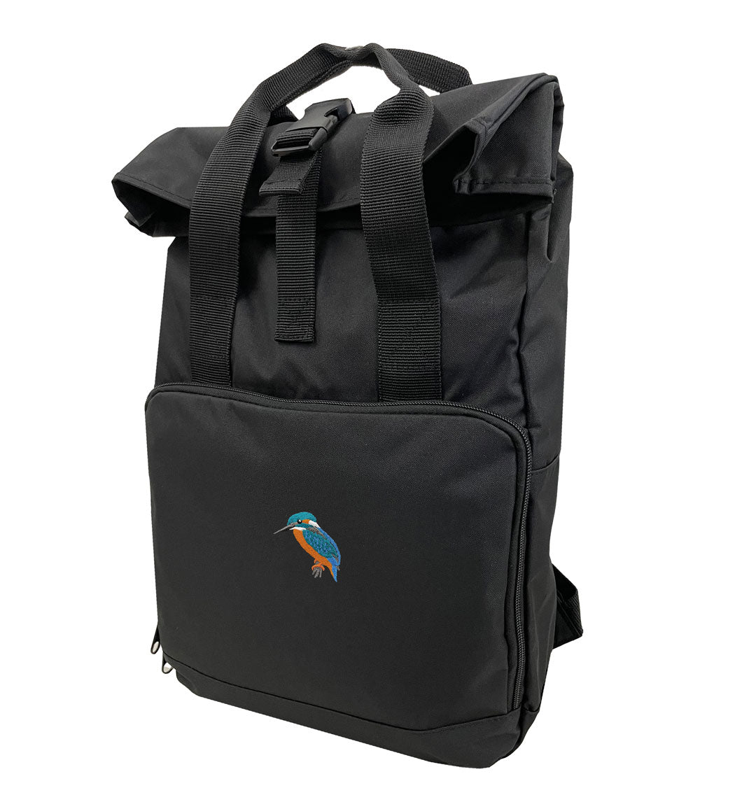 Kingfisher Everyday Roll-top Recycled Backpack