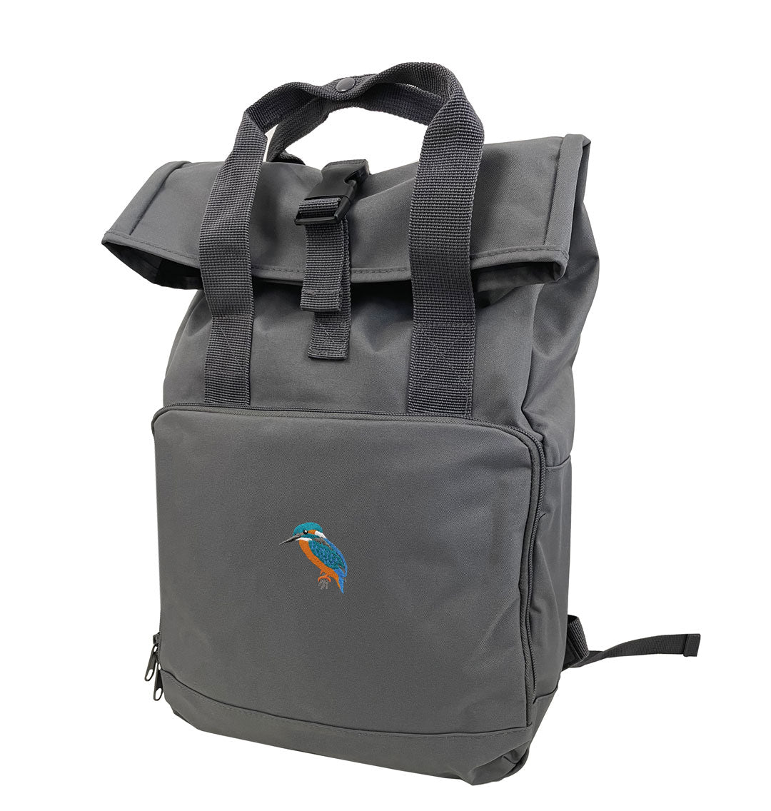 Kingfisher Everyday Roll-top Recycled Backpack