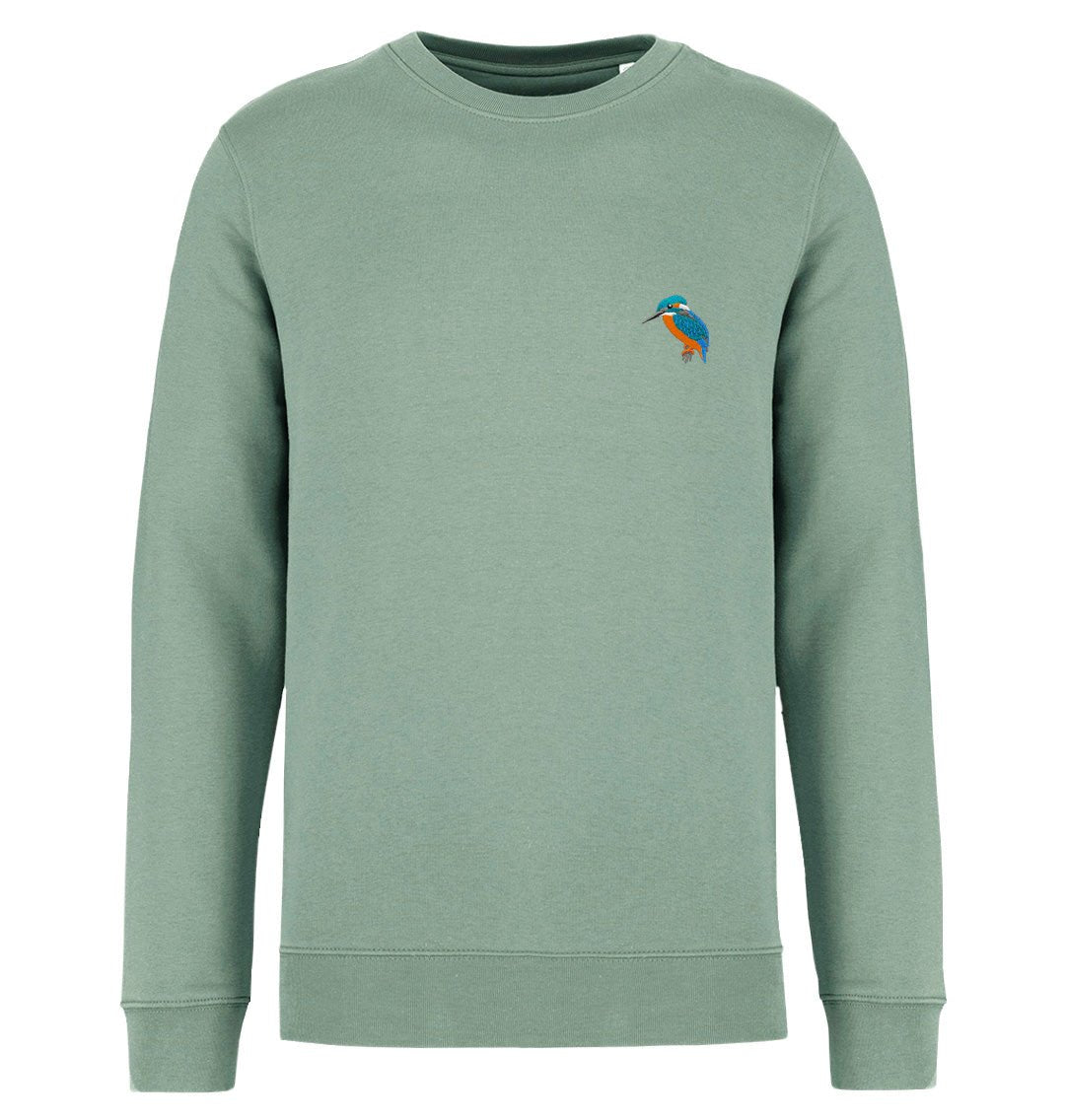 Kingfisher Mens Sweatshirt - Blue Panda