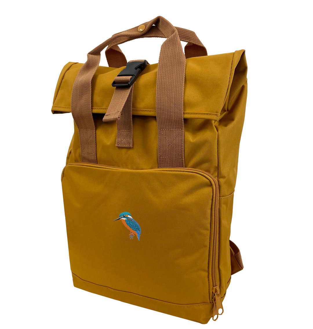 Kingfisher Everyday Roll-top Recycled Backpack