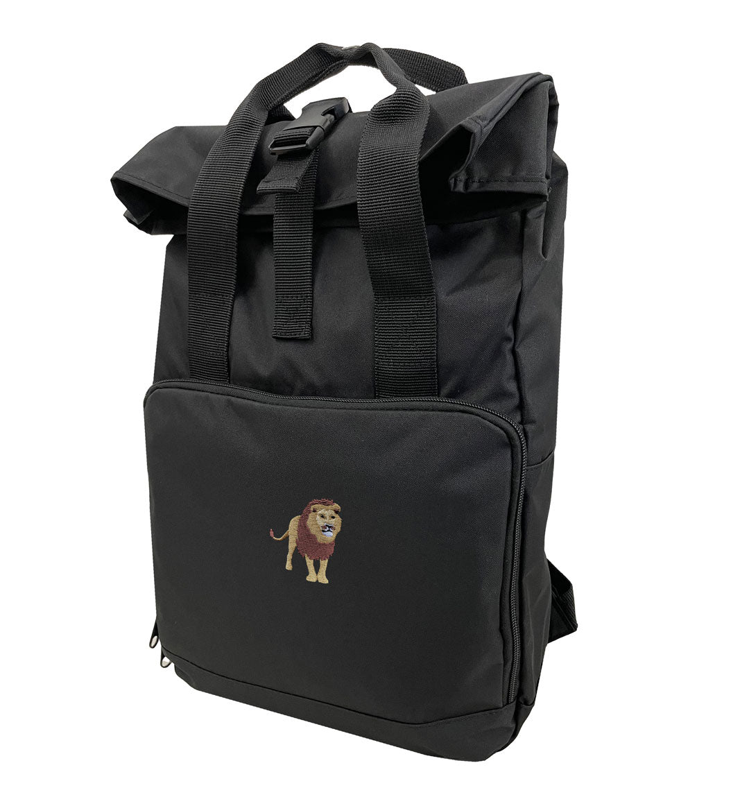 Lion Everyday Roll-top Recycled Backpack