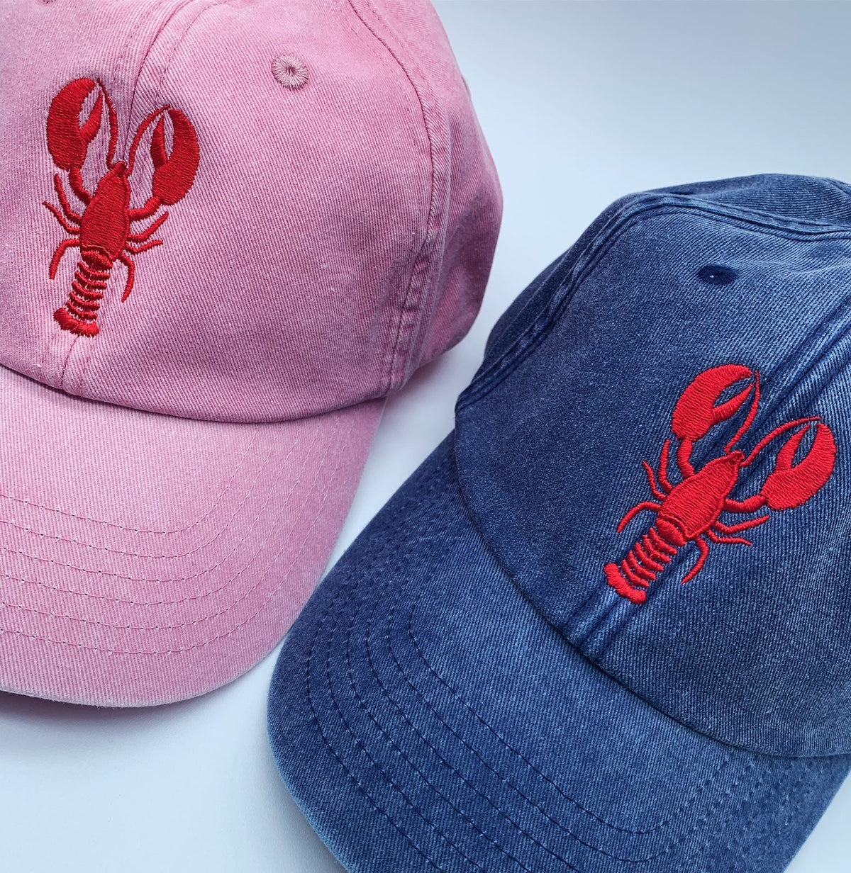 Lobster Denim Cap - Blue Panda