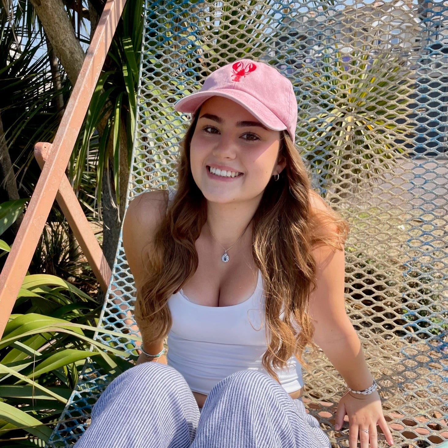 Lobster Denim Cap - Blue Panda