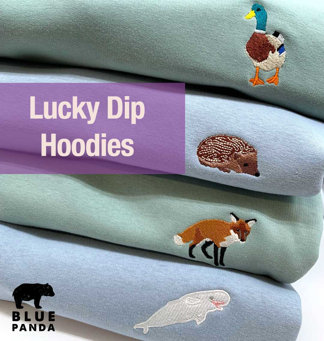 Lucky Dip Mystery Hoodie - Unisex - Blue Panda